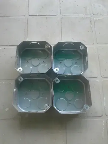 CAJETIN METALICO OCTAGONAL LIVIANO