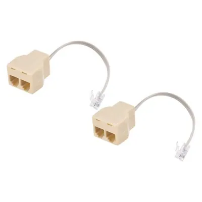 ADAPTADOR P/ TELEFONO 1 X 2
