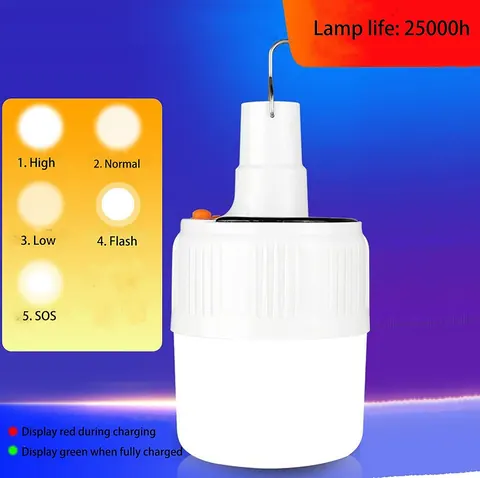 BOMBILLO RECARGABLE USB 20W KINGSBRIGTH