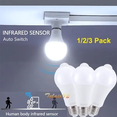 BOMBILLO LED 9 W SENSOR MOVIMIEN E-27