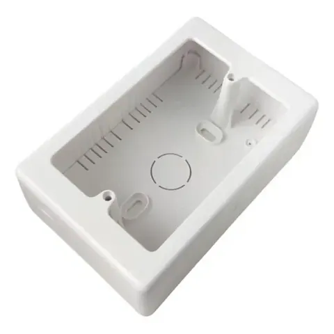 CAJETIN DE SOBREPONER PLASTICO 4" X 2"