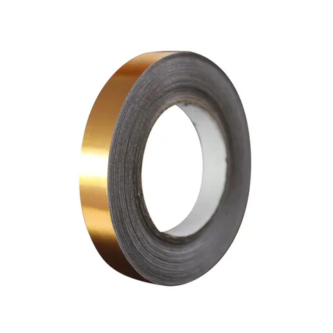 CINTA ADHESIVA DORADA 2CM X 50MTS PVC