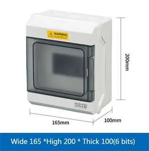 CAJA DE DISTRIBUCION 6" X 6" X 3"
