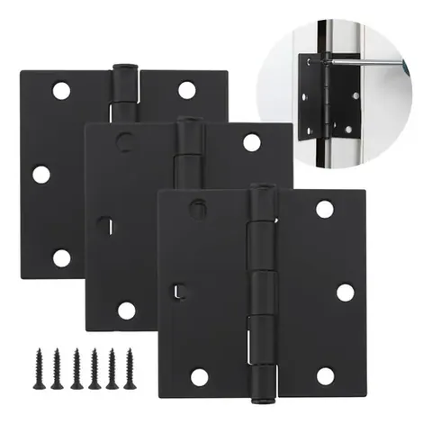 BISAGRA 3" X 3" MEGRO MATE C/ TORNILLOS