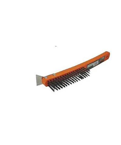 CEPILLO ALAMBRE PLASTICO C/ESPATULA