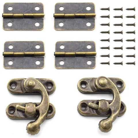 BISAGRA DE PARCHE BRONCE C/TORNILLO