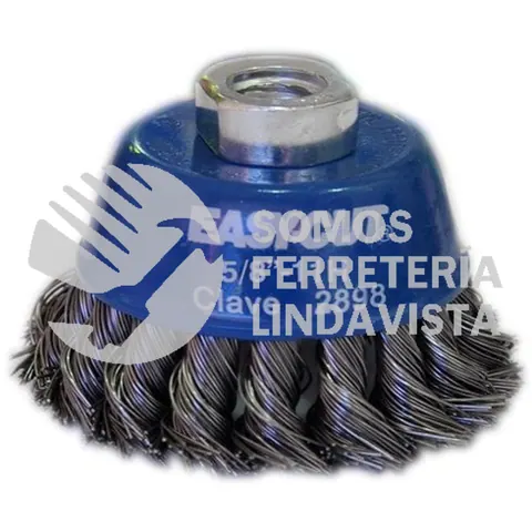 CEPILLO ALAMBRE COPA TRENZADO 5/8´´X-11