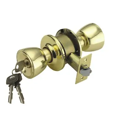 CERRADURA POMO ARMOR 588 PB 3 LLAVES