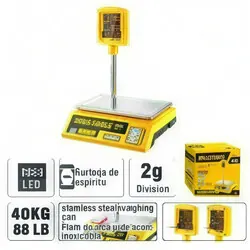 BASCULA MOSTRADOR ELECTRONICA 40KG.