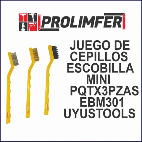 CEPEILLOS MINI ESCOBILLA DE 3 PZAS.