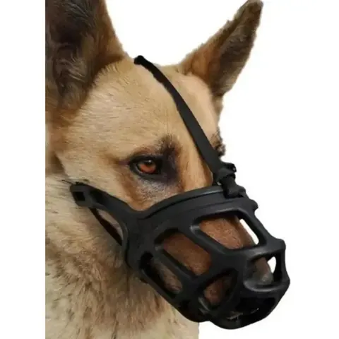 BOZAL NEGRO PLASTICO GRANDE