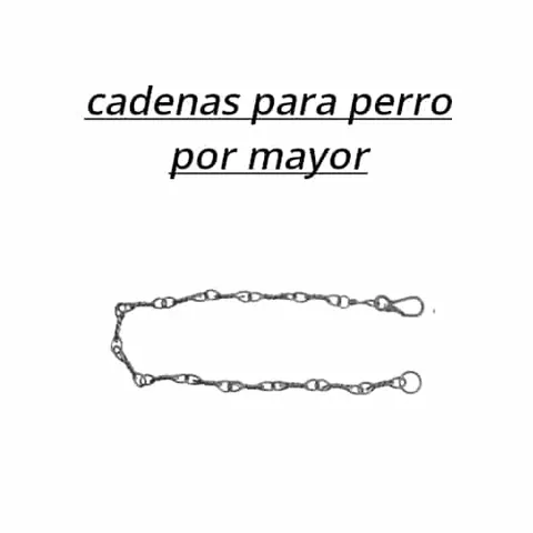 CADENA RETORCIDA PARA PERRO