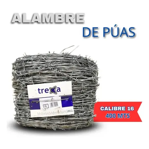 ALAMBRE DE PUAS 400 MTS CAL.16