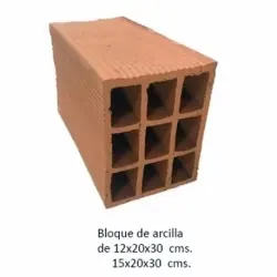 BLOQUE ARCILLA # 12 VALENCIANO