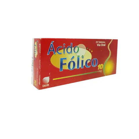ACIDO FOLICO 10 MG X 20 TAB. CALOX