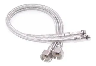 CANILLA METAL FLEXIBLE  W.C.  5/8 X 1/2