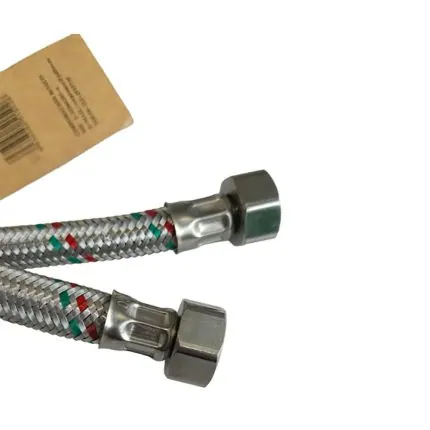 CANILLA MALLA METALICA 1/2 X 1/2" 40CM